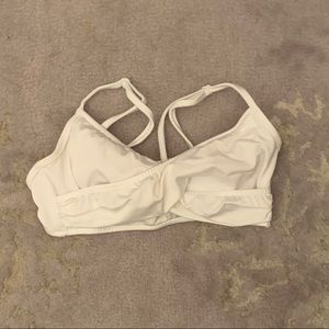 Venus Criss Cross White Bikini Top
